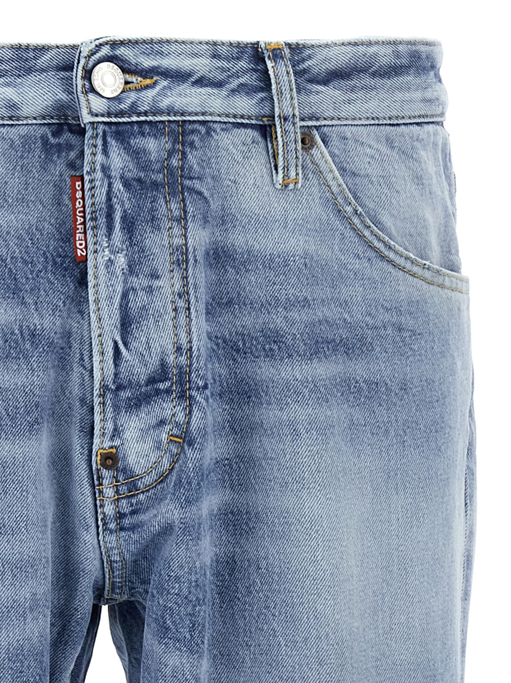 Dsquared² Cotton Skinny Jeans in Light Blue