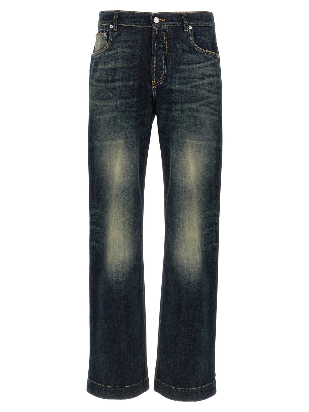 Blue Cotton Jeans Denim mens luxury fashion - Mens Edit