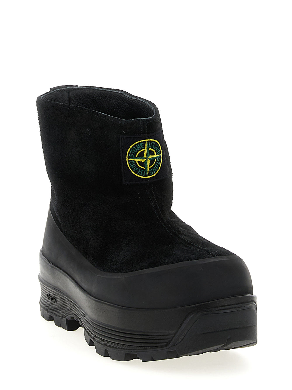 Black Rubber Ankle Boots