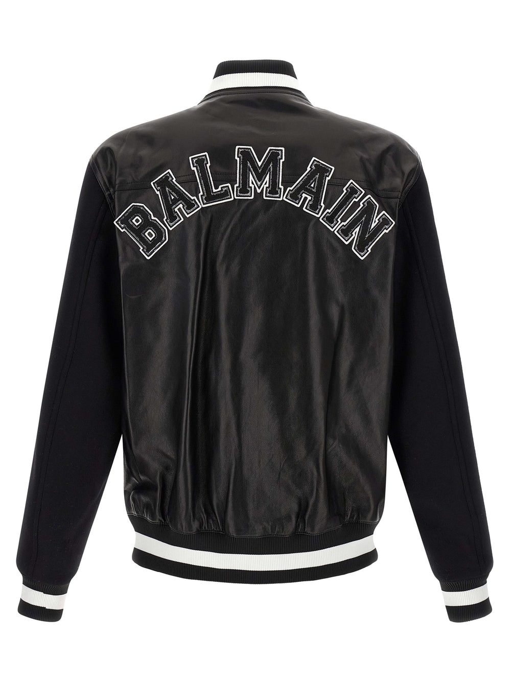 Bicolor Lamb Leather Leather Jacket