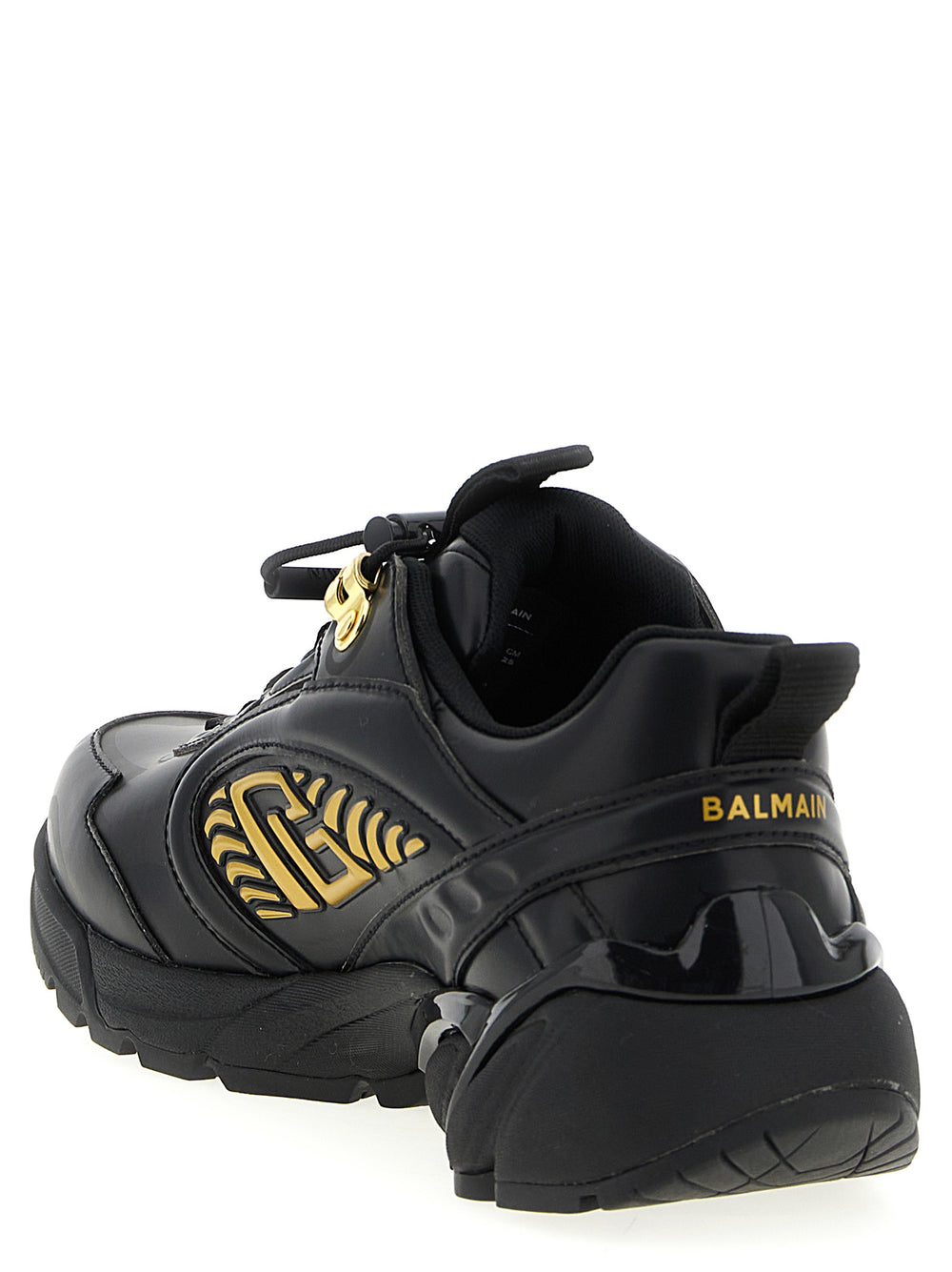 Black Nylon Athletic Sneakers