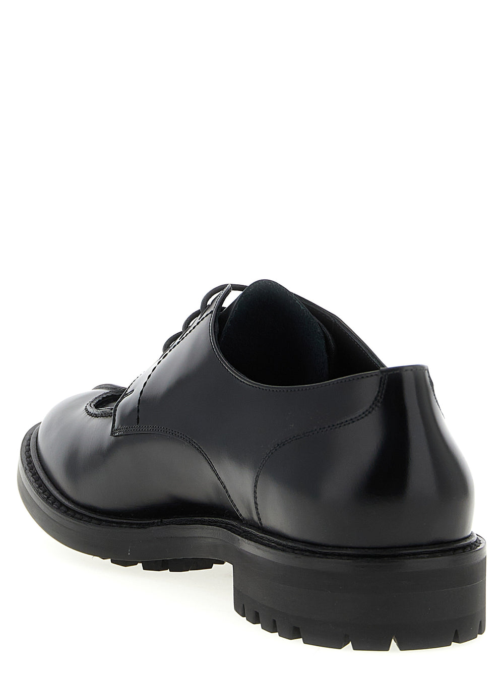 Saint Laurent Δερμάτινα Oxfords Lino από Δέρμα Μοσχαριού σε Μαύρο
