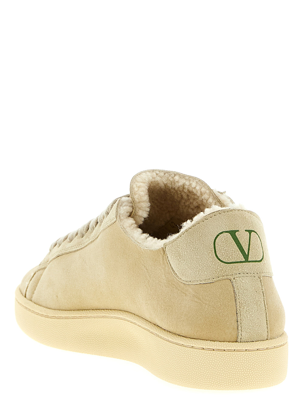 Valentino Garavani Sneakers από Δέρμα Κατσίκας σε Μπεζ