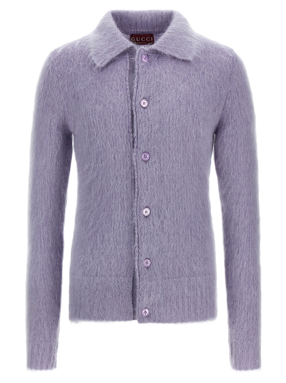 Purple Wool Cardigan mens luxury fashion - Mens Edit