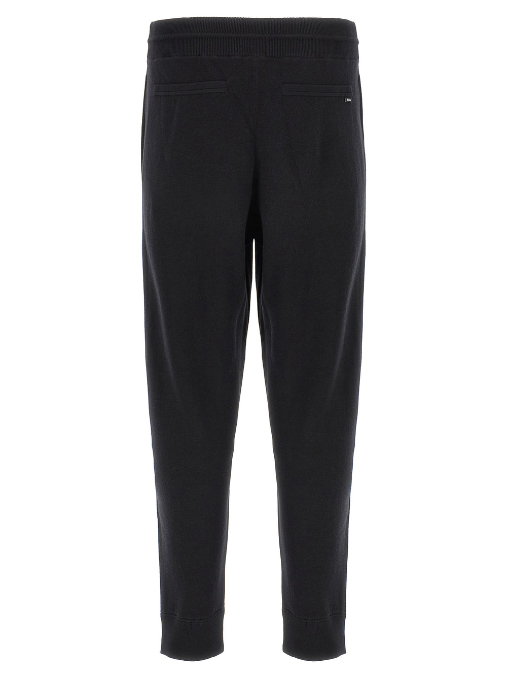 Hugo Boss Cotton-Wool Joggers in Black