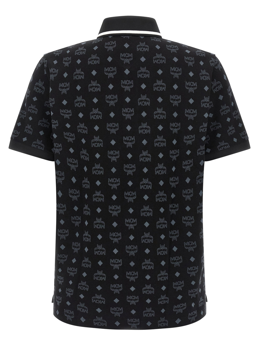 Black Cotton Polo Shirt