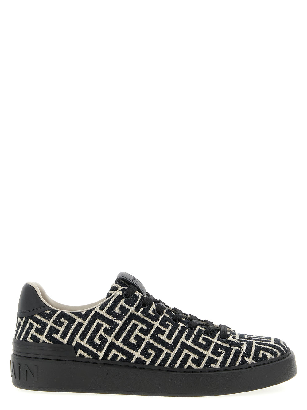 Black Cotton Sneakers mens luxury fashion - Mens Edit