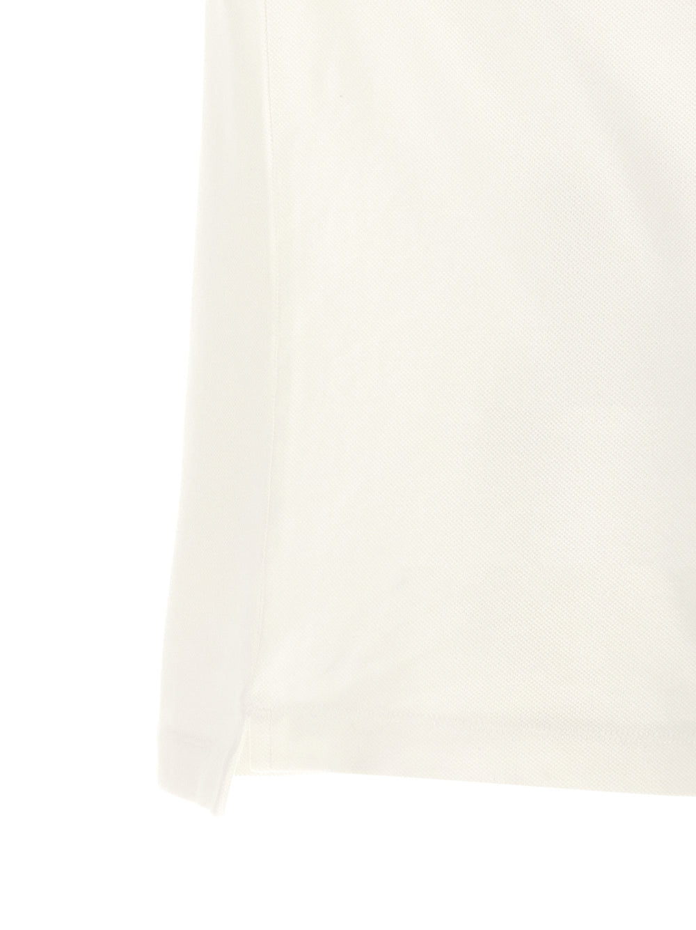 White Cotton Polo Shirt