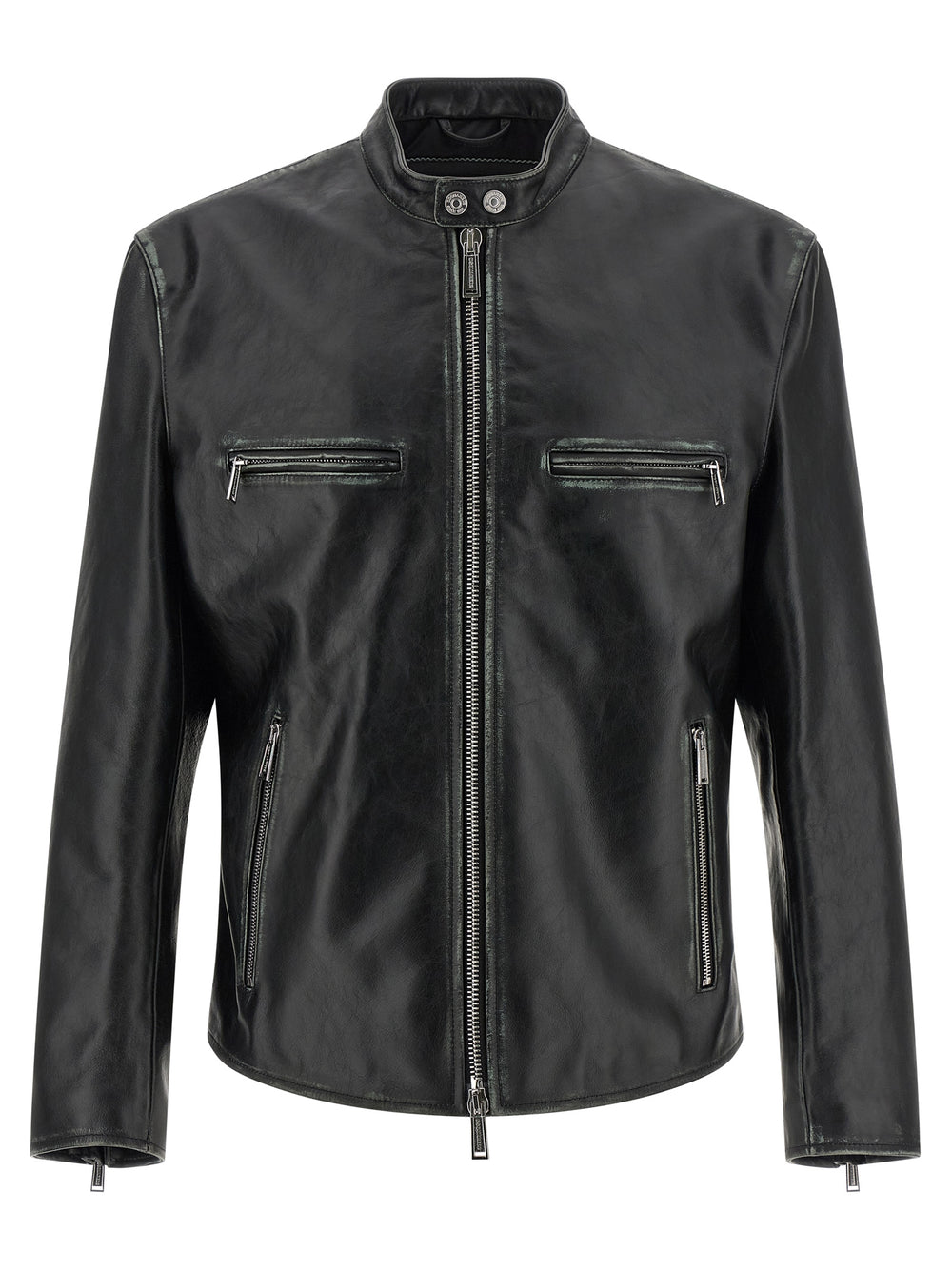 Black Leather Leather Jacket