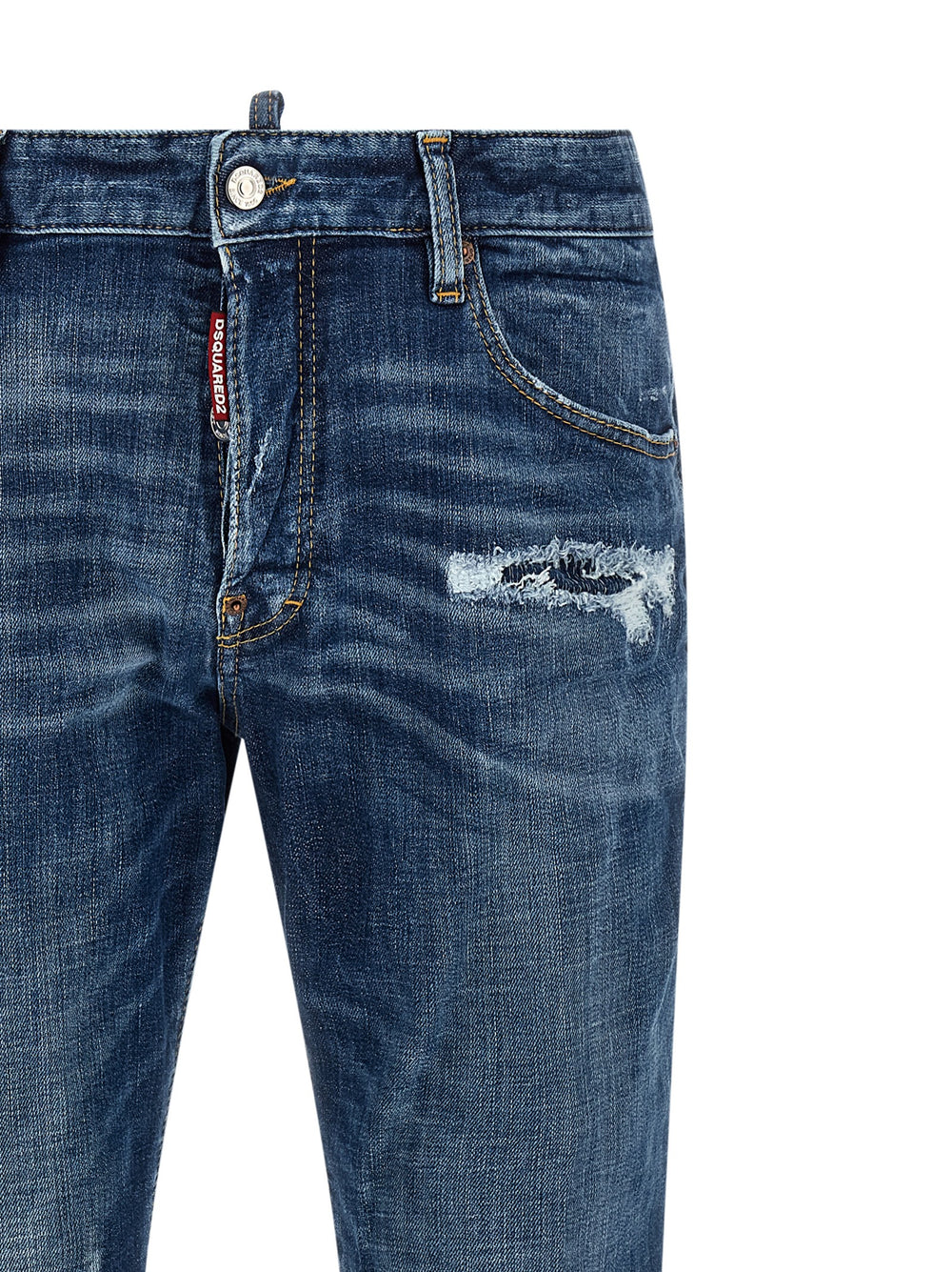 Blue Cotton Jeans Denim