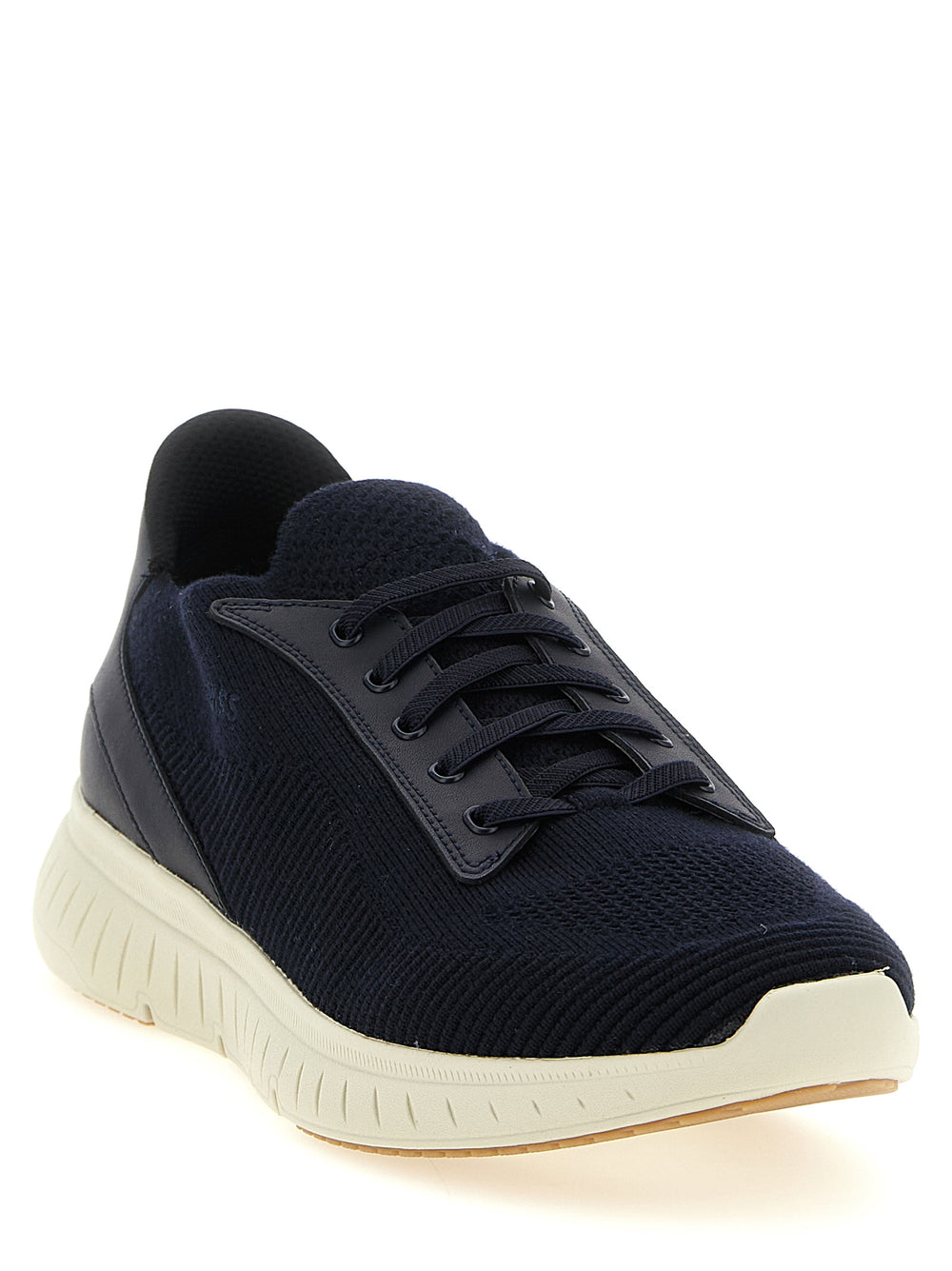 Hugo Boss Leather Sneakers in Blue