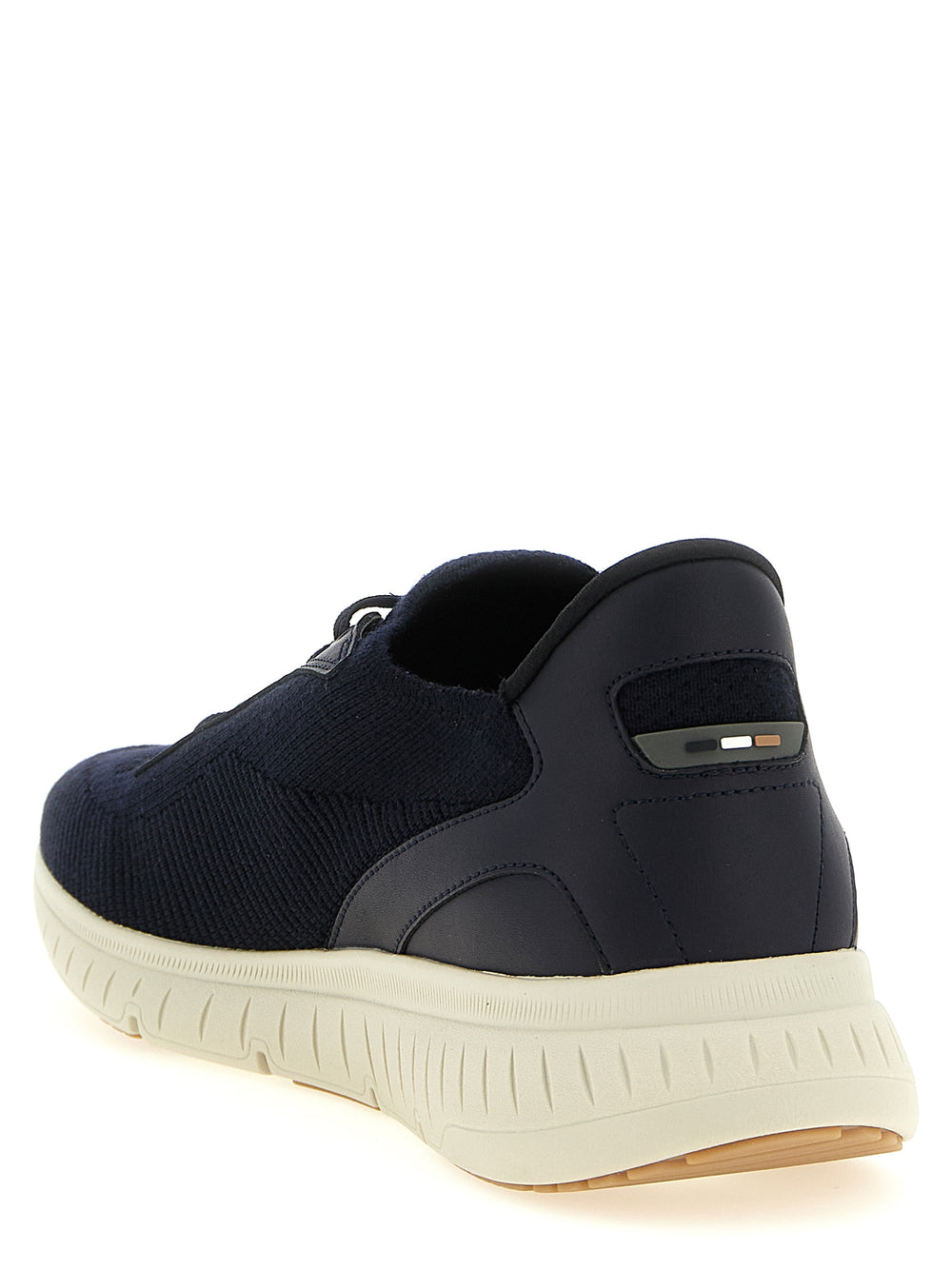 Hugo Boss Leather Sneakers in Blue
