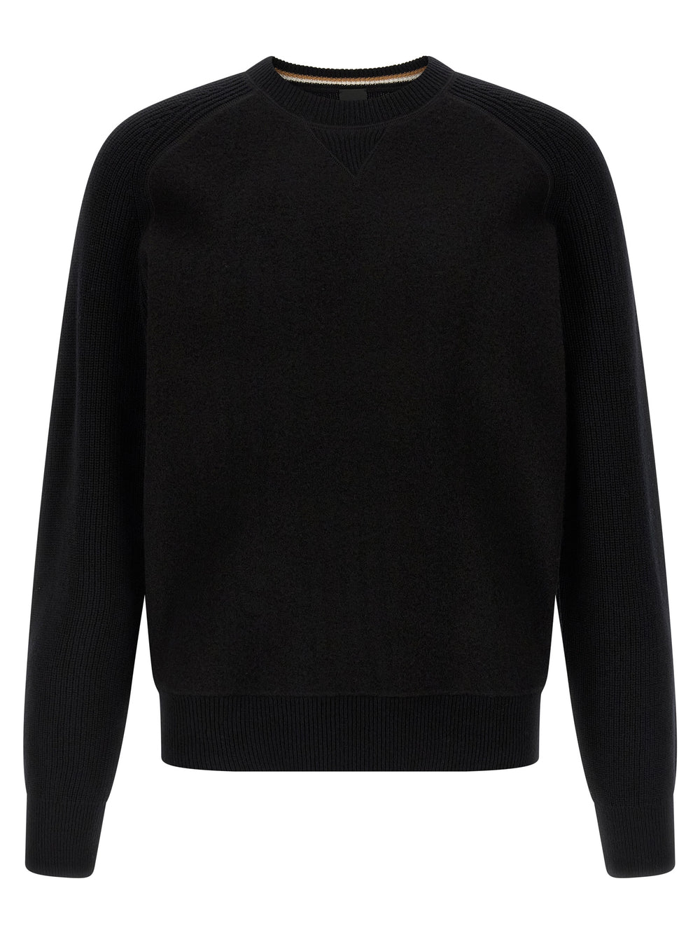 Black Virgin Wool Cardigan