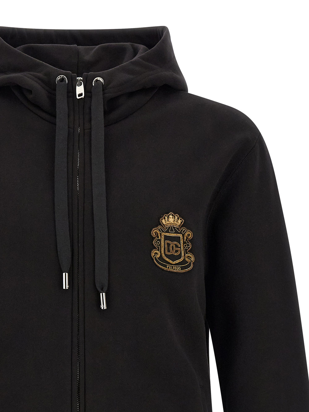Black Cotton Sweatshirt