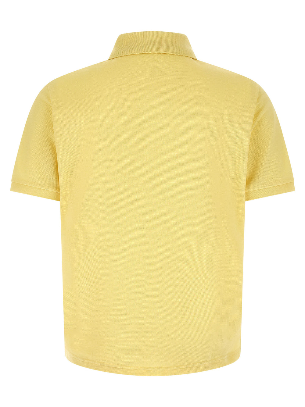 Saint Laurent Bicolour 100% Cotton Polo in Yellow