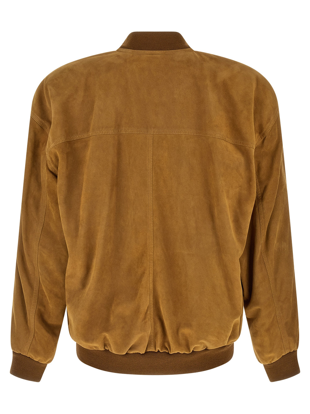 Saint Laurent Lamb Leather Jacket in Brown