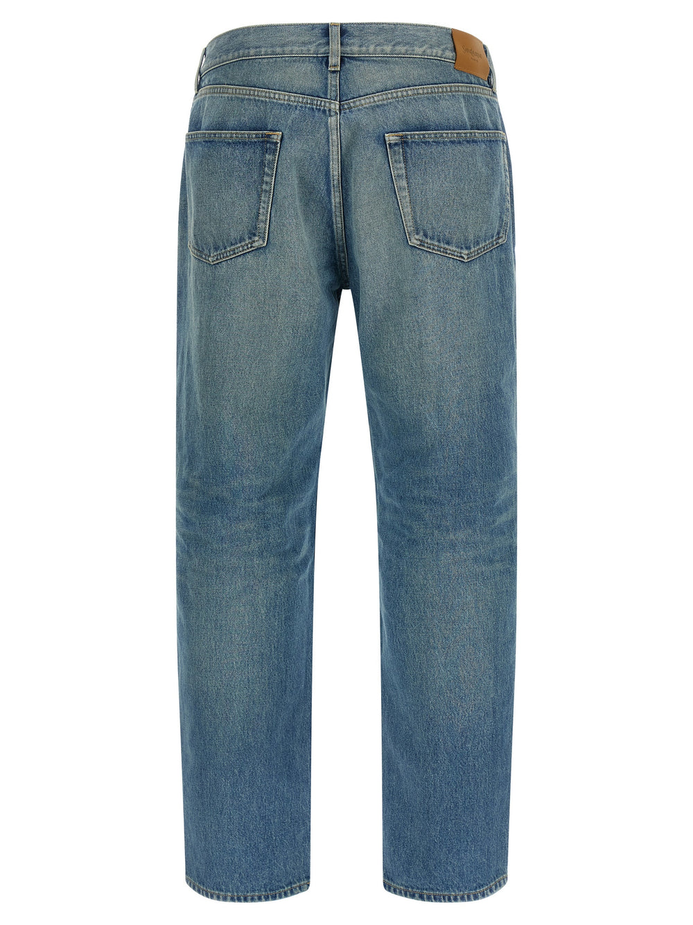 Saint Laurent Straight-Leg Jeans in Blue