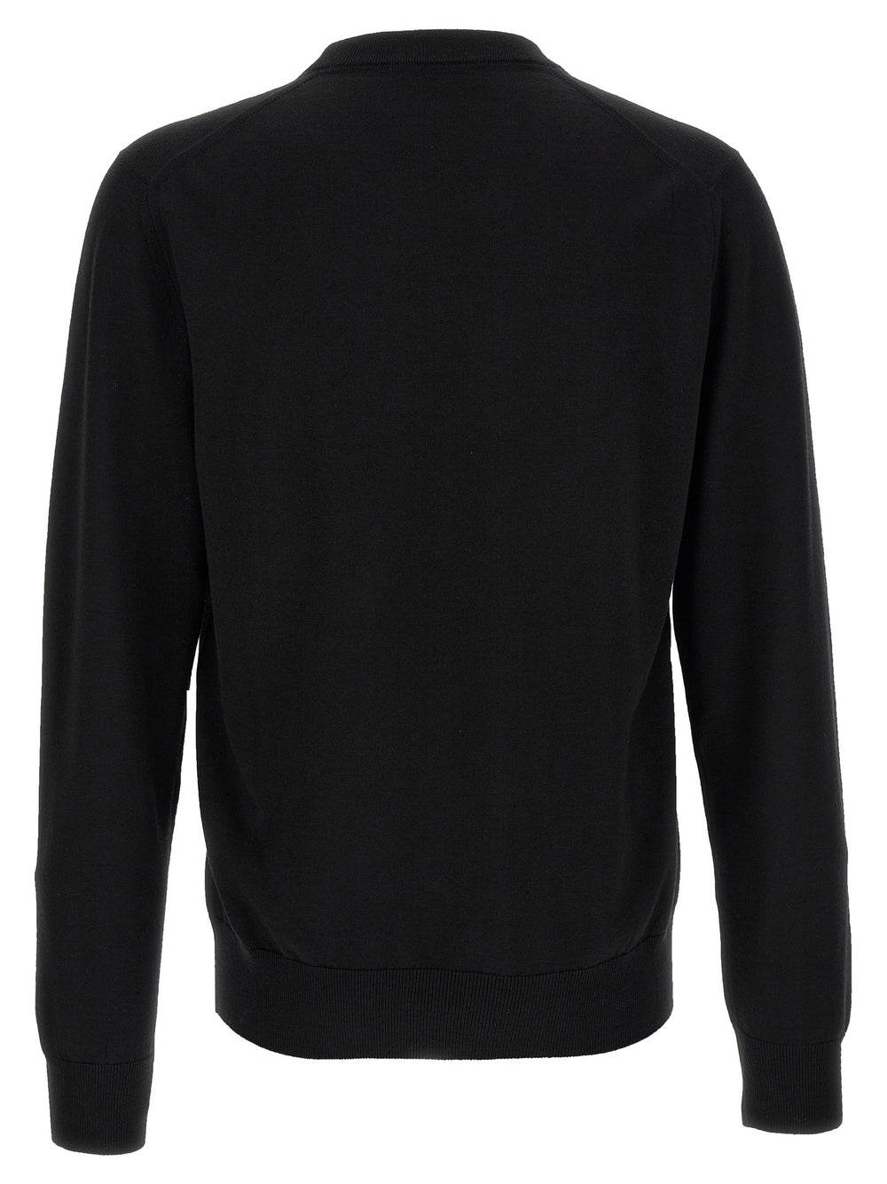 Black Virgin Wool Cardigan