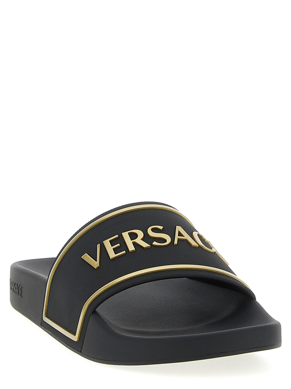 Versace Σαγιονέτες από Πολυουρεθάνη σε Μαύρο