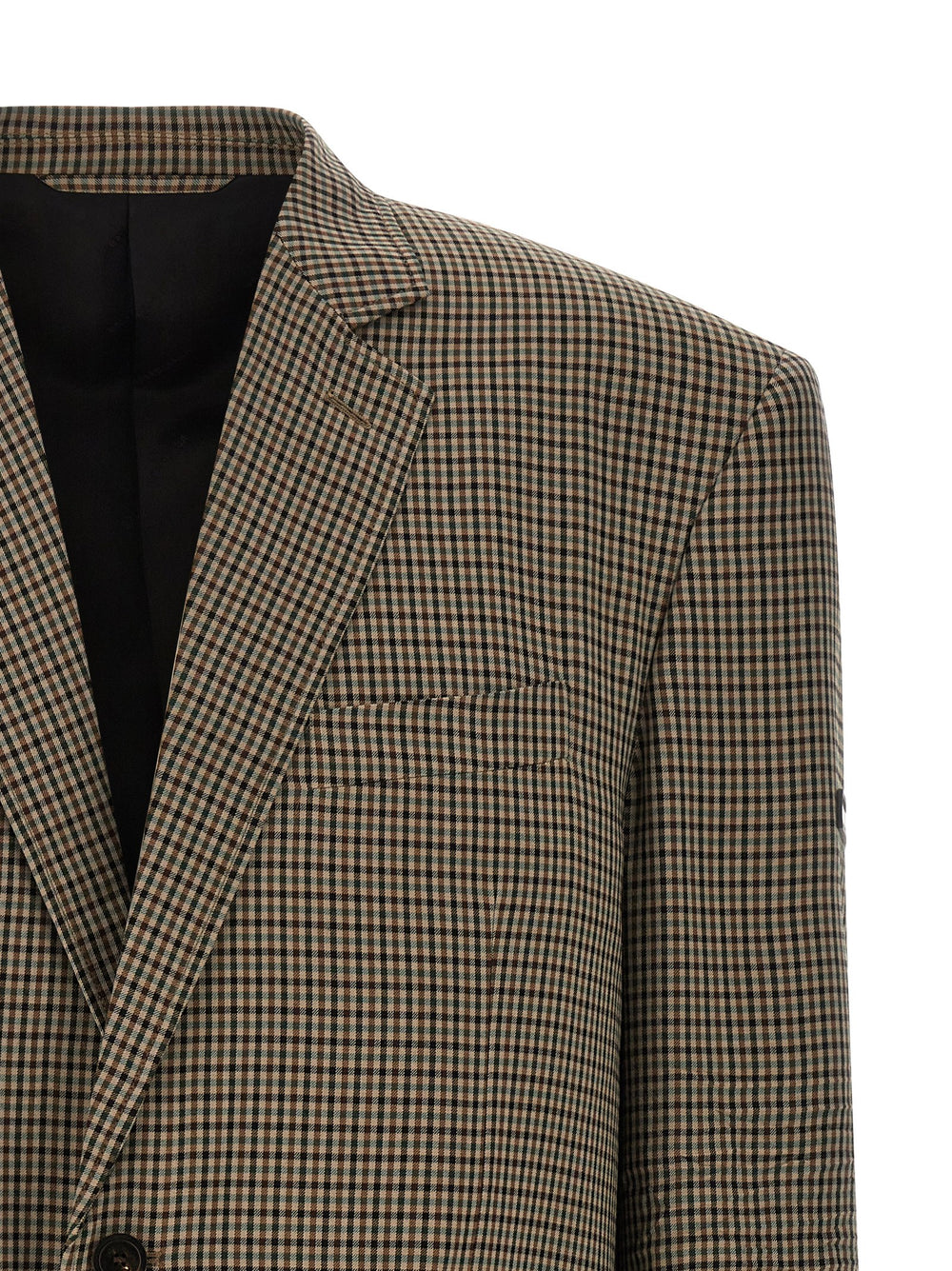 Balenciaga 100% Lyocell Blazer in Brown