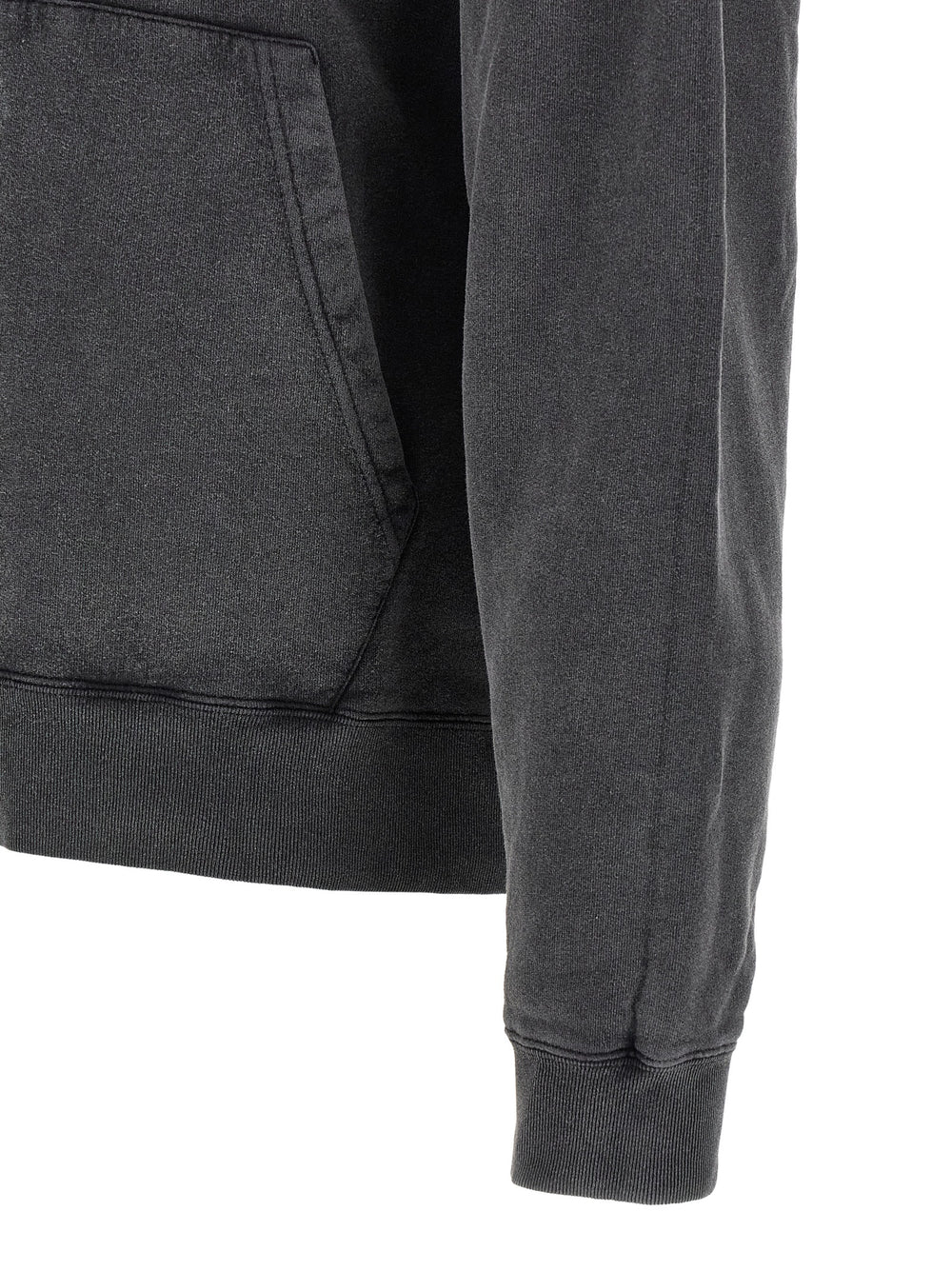 Balenciaga Bicolor Cotton Sweatshirt in White/Black