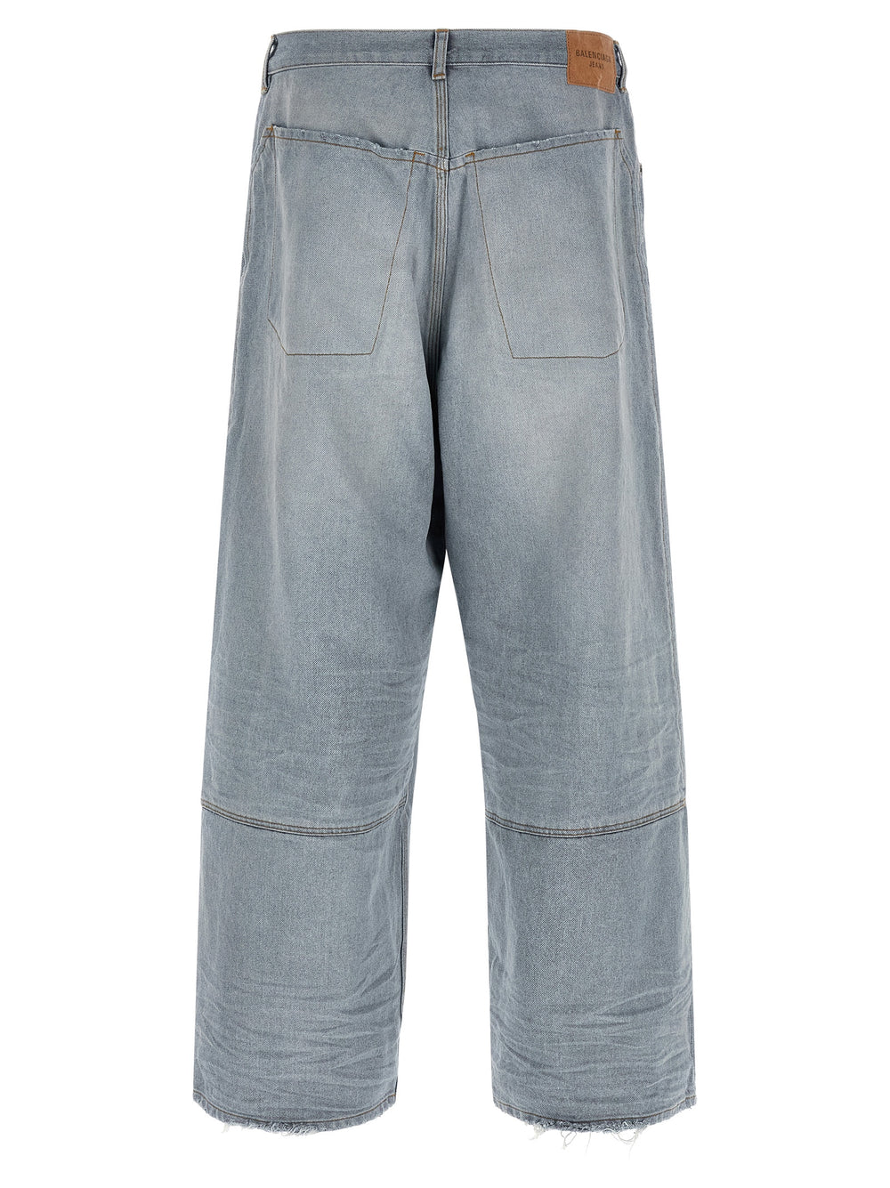 Blue Cotton Relaxed Fit Jeans