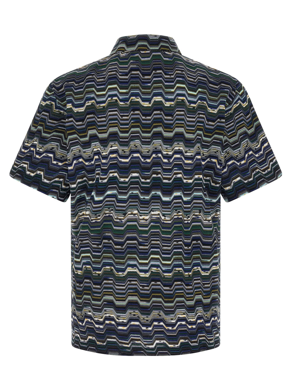 Blue Cotton Polo Shirt