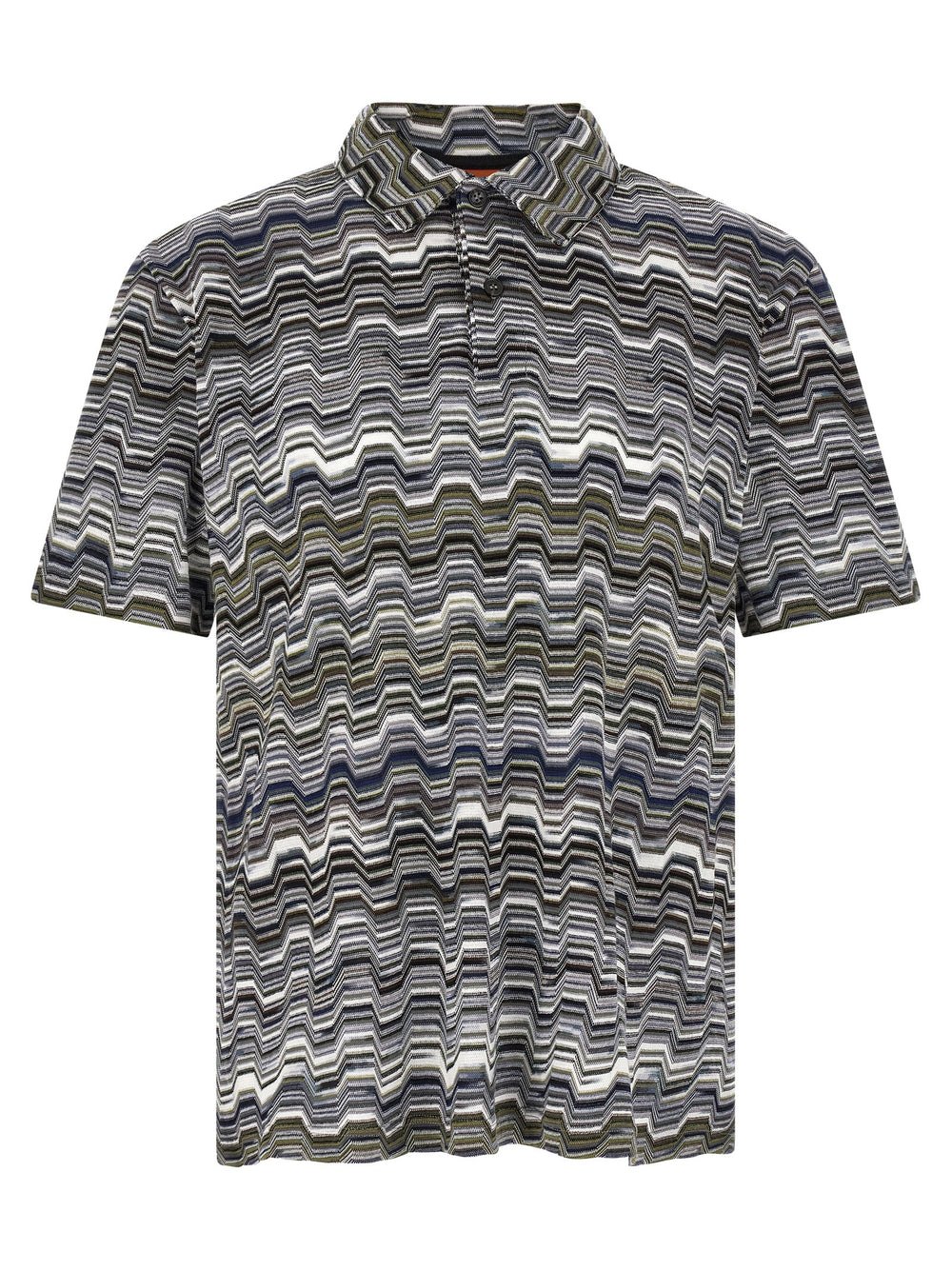 Bicolor Cotton Polo Shirt