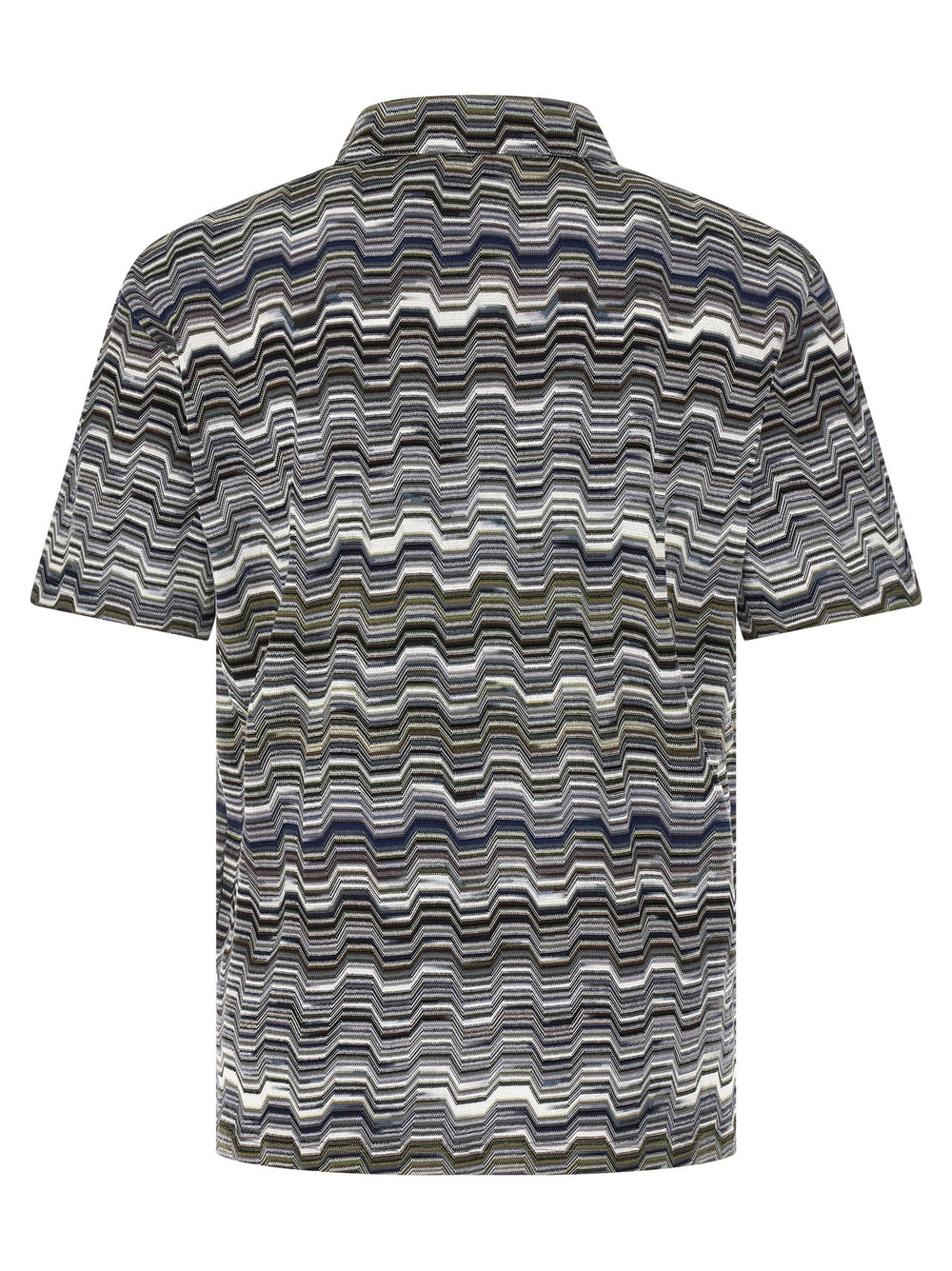 Bicolor Cotton Polo Shirt