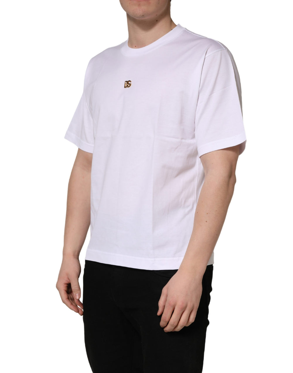 Dolce & Gabbana T-Shirt από 100% βαμβάκι σε Λευκό