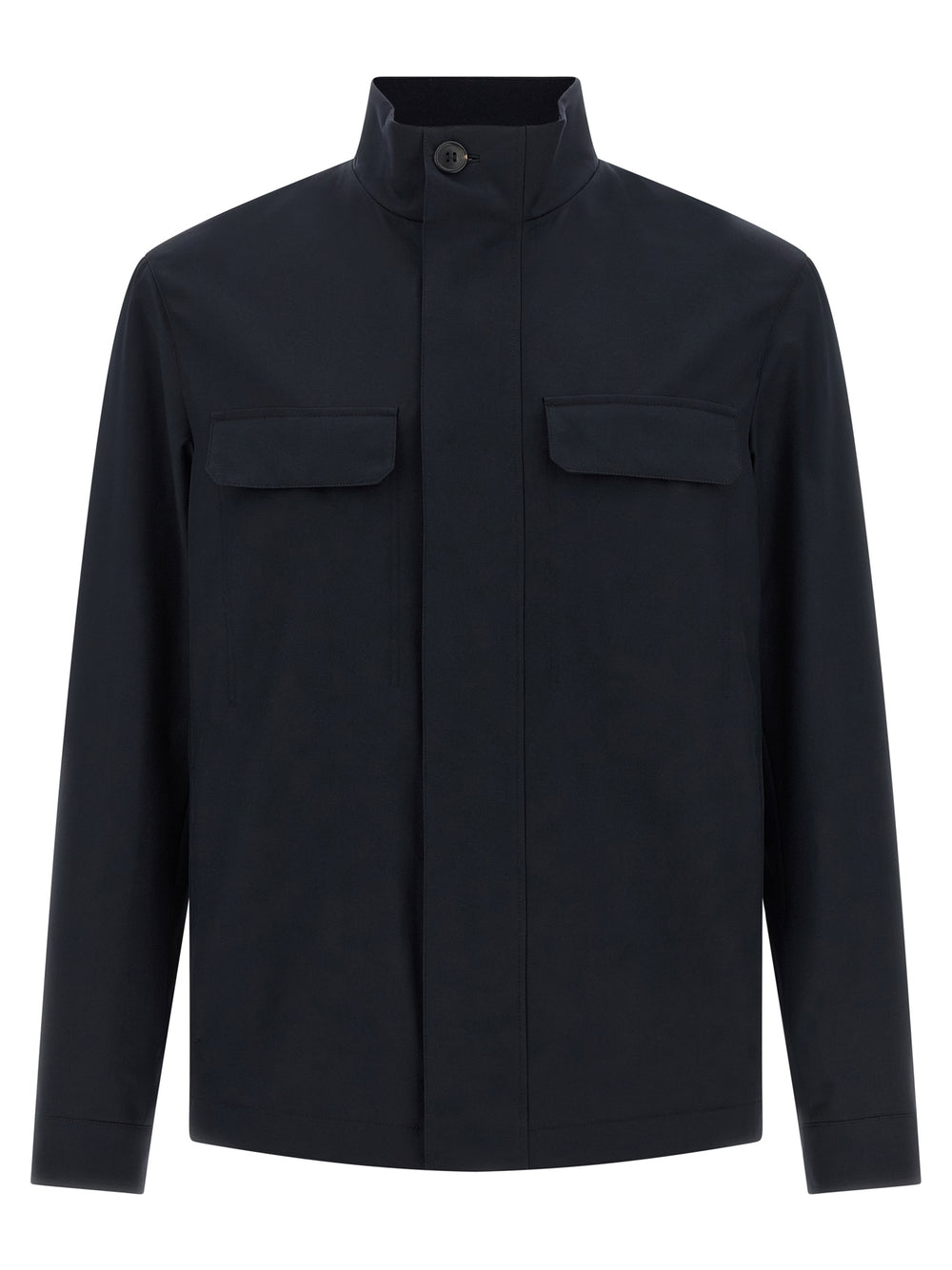 Blue Polyester Jacket