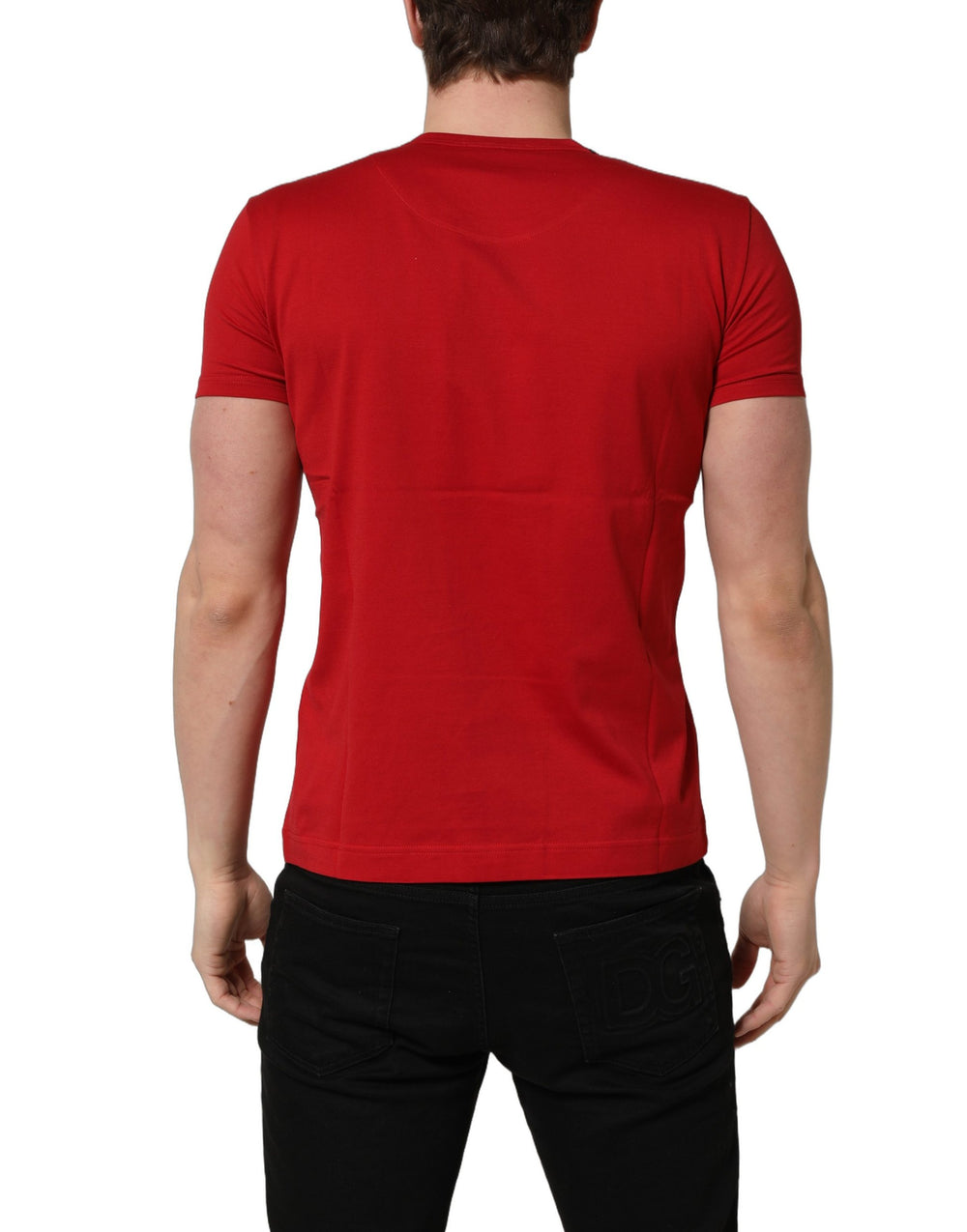 Dolce & Gabbana T-shirt από 100% βαμβάκι σε Κόκκινο