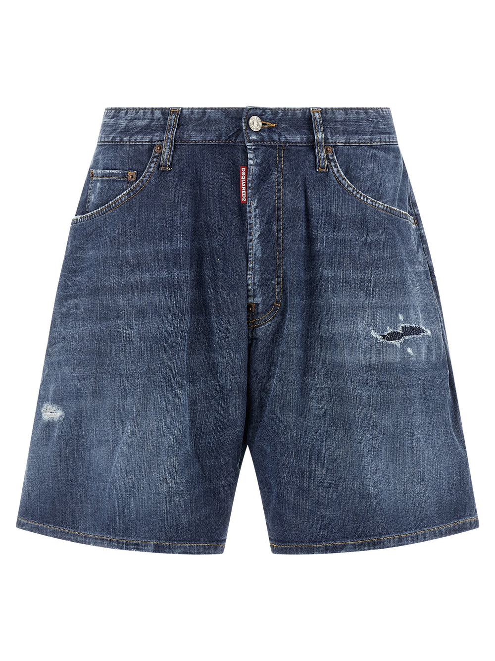 Blue Cotton Bermuda Shorts mens luxury fashion - Mens Edit