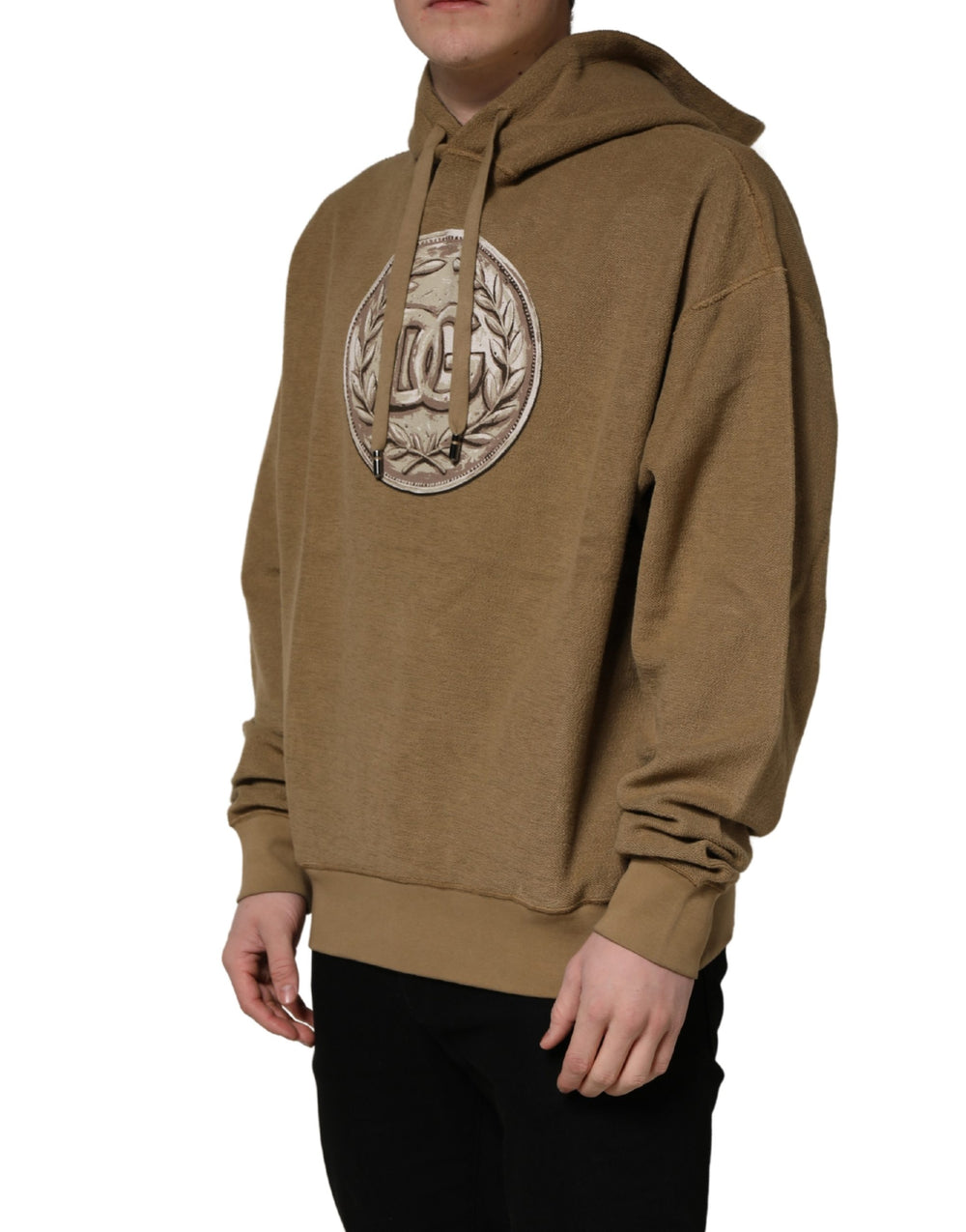 Dolce & Gabbana Cotton Hoodie in Brown
