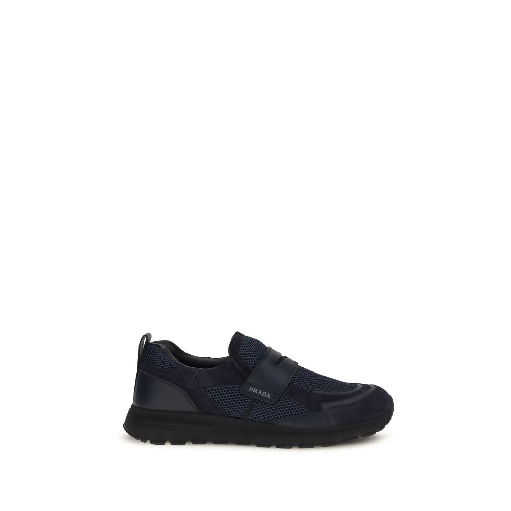 Blue Calf Leather Bos Taurus Athletic Sneakers mens luxury fashion - Mens Edit