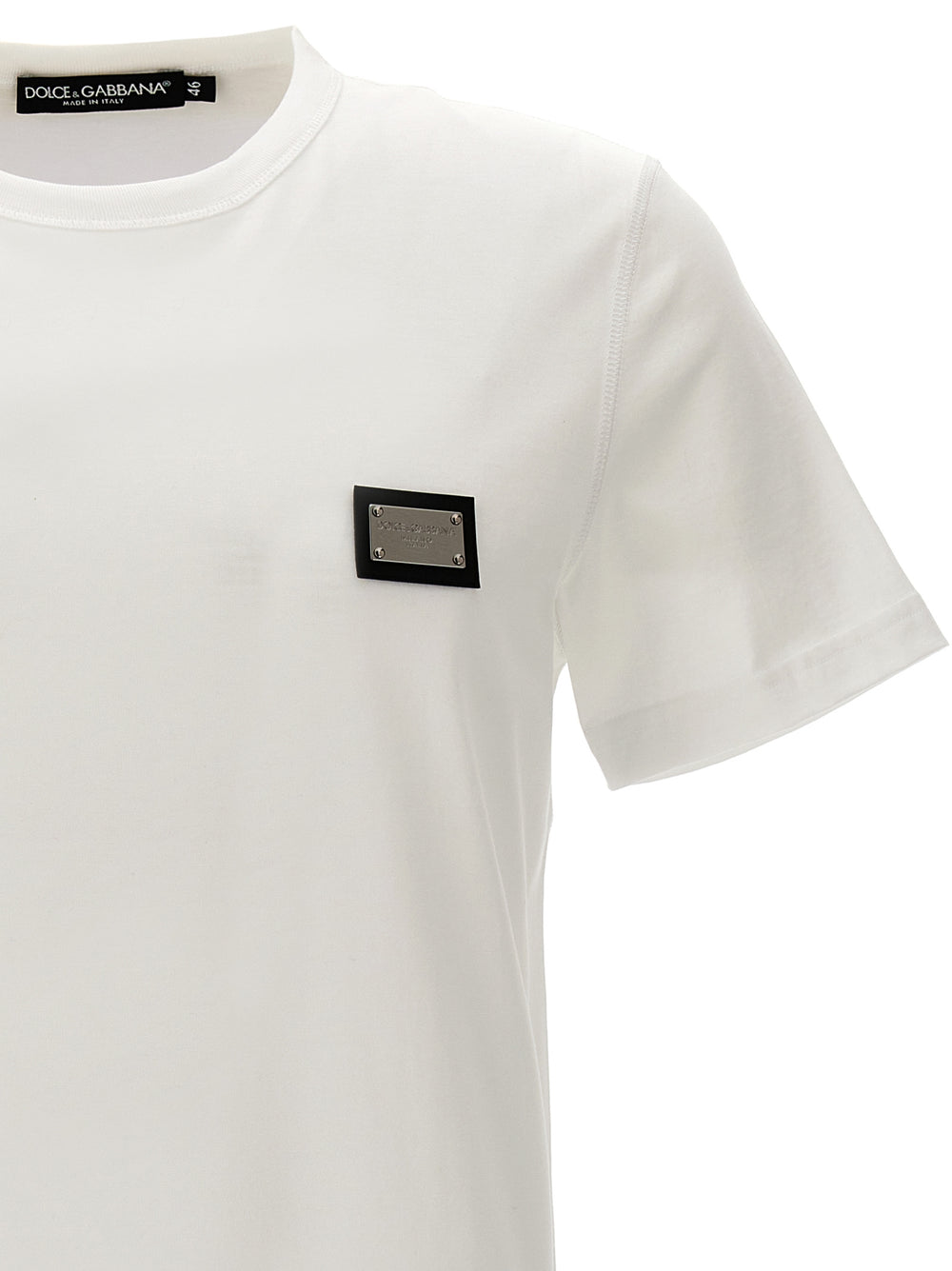 Dolce & Gabbana 100% Cotton T-Shirt in White