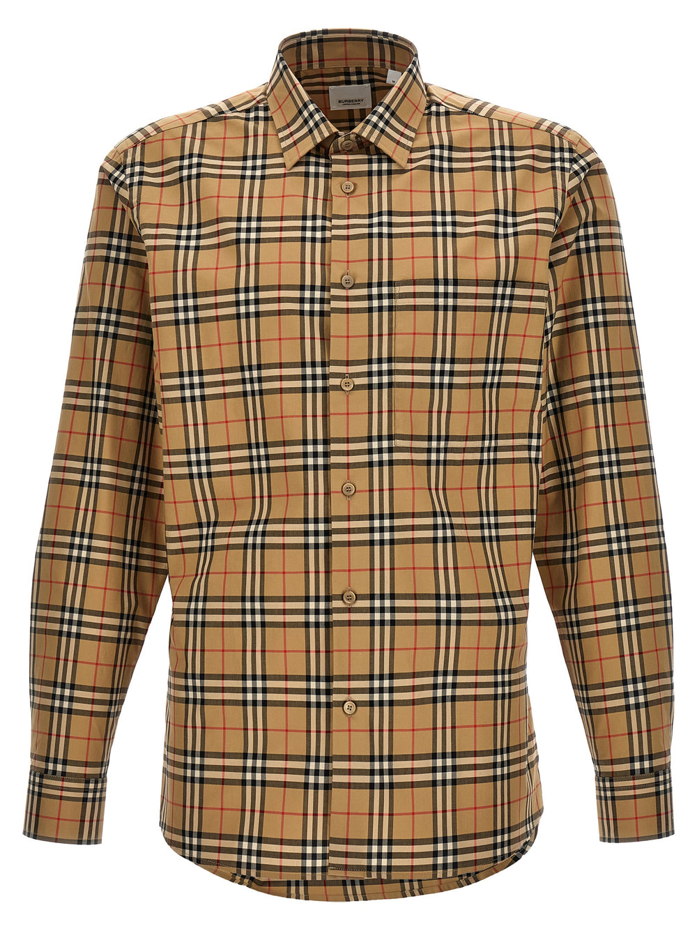Burberry 100% Cotton Shirt in Beige