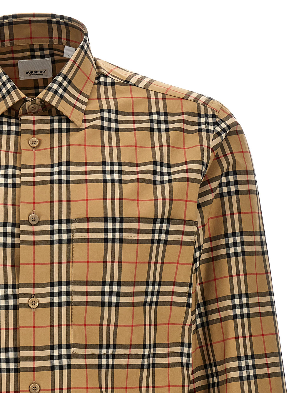 Burberry 100% Cotton Shirt in Beige