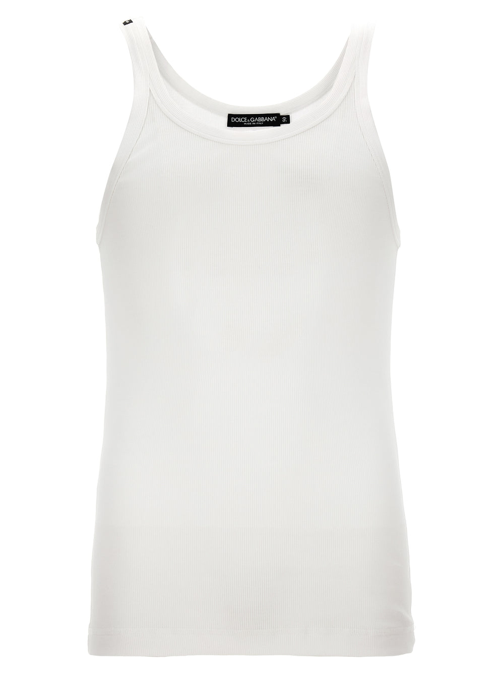 Dolce & Gabbana 100% Cotton Tank Top in White