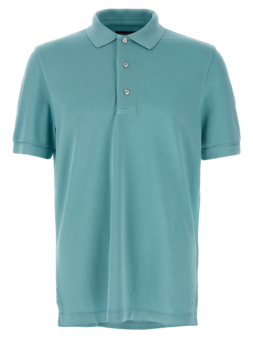 Tom Ford Βαμβακερό Polo σε Γαλάζιο