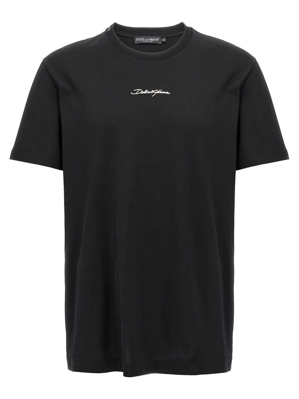 Dolce & Gabbana 100% Cotton T-Shirt in Black