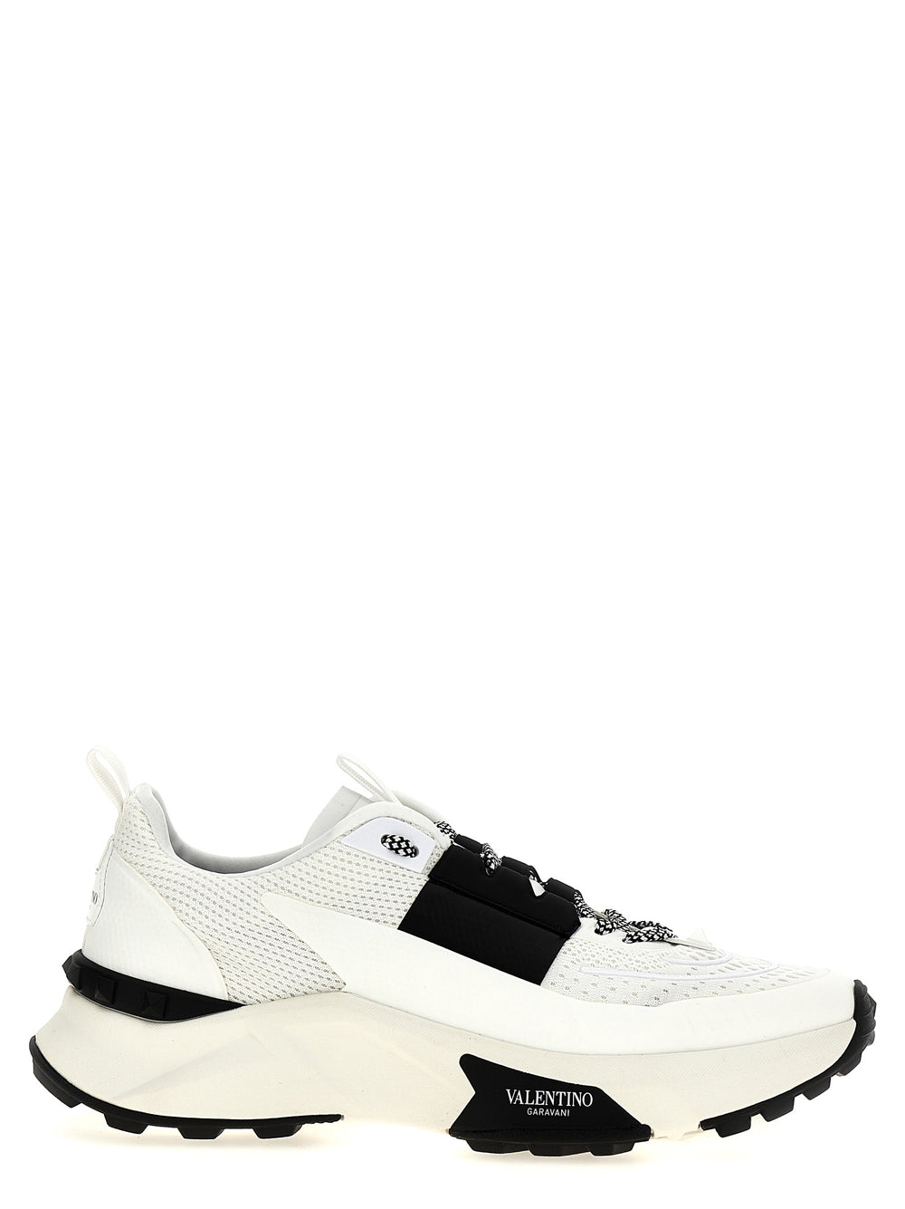 Bicolor Calfskin Athletic Sneakers