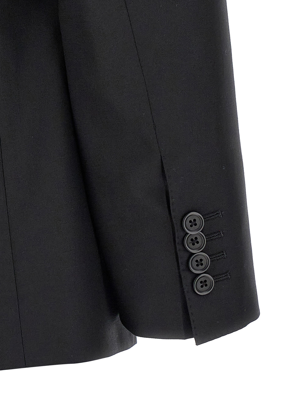 Dolce & Gabbana Virgin Wool and Silk Two-Piece Suit in Black