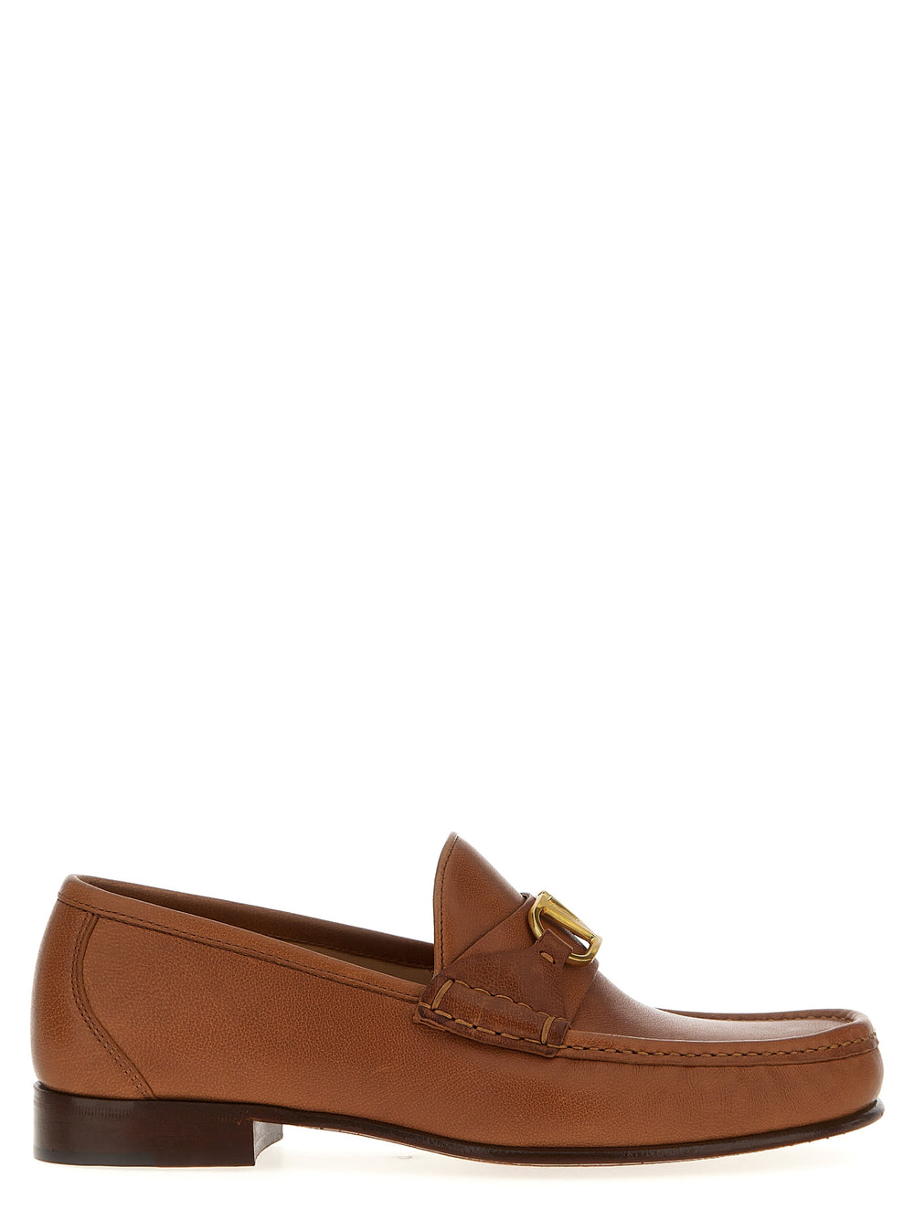 Brown Leather Slip-On Loafers mens luxury fashion - Mens Edit
