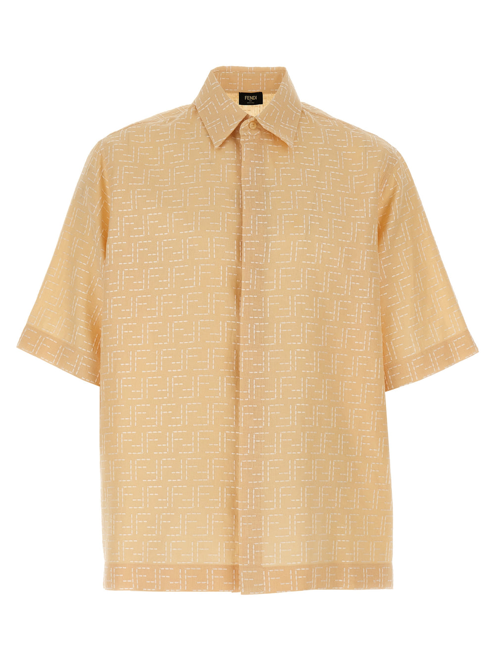 Fendi Linen Shirt in Beige