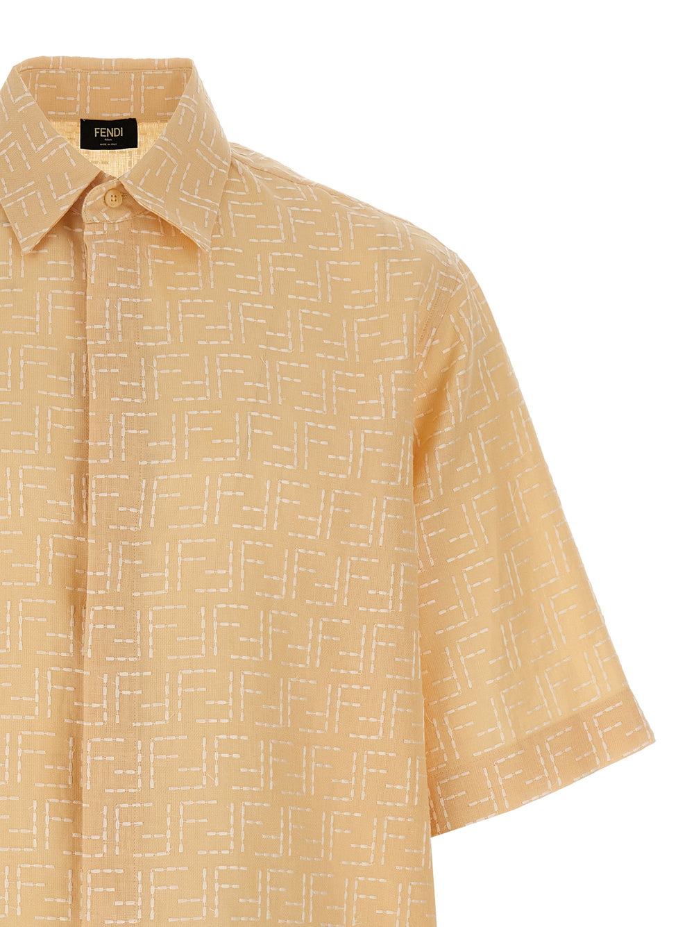 Fendi Linen Shirt in Beige