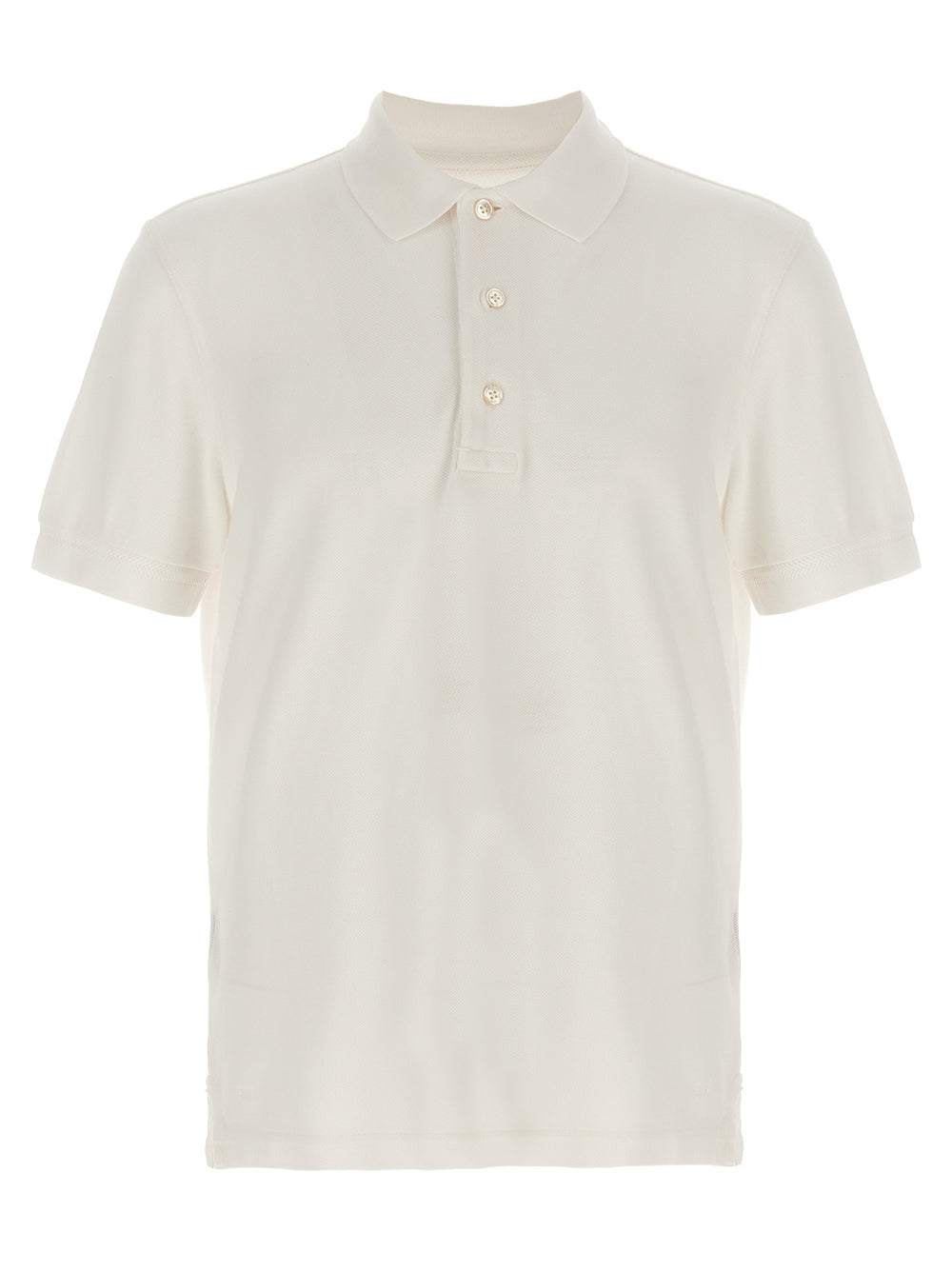 Tom Ford Lyocell Polo Shirt in White