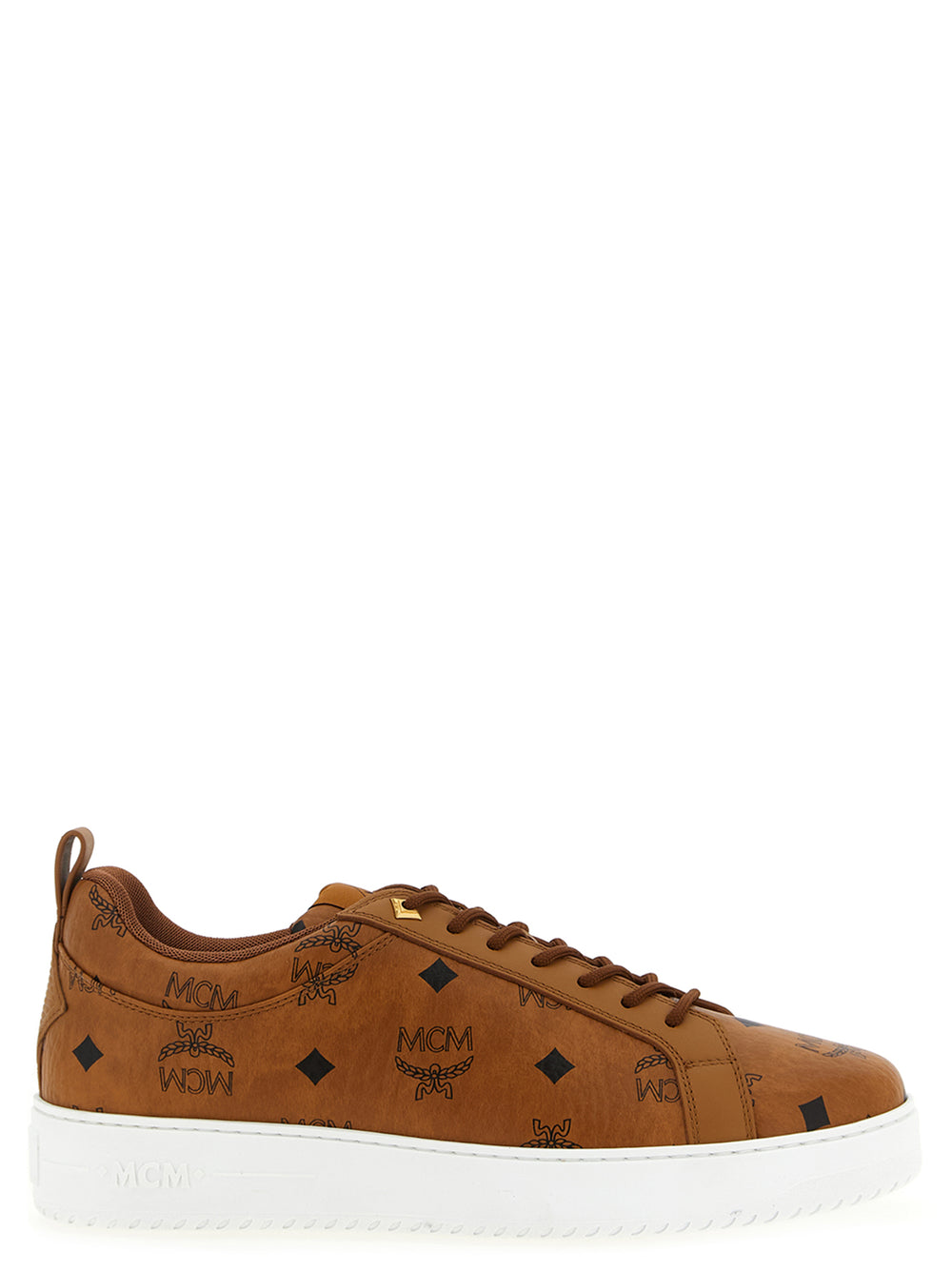 Brown Polyethylene Low Top Sneakers mens luxury fashion - Mens Edit