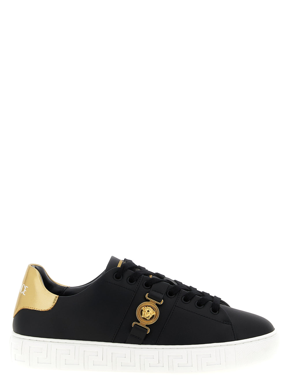 Versace Nylon Sneakers Χαμηλού Προφίλ σε Μαύρο
