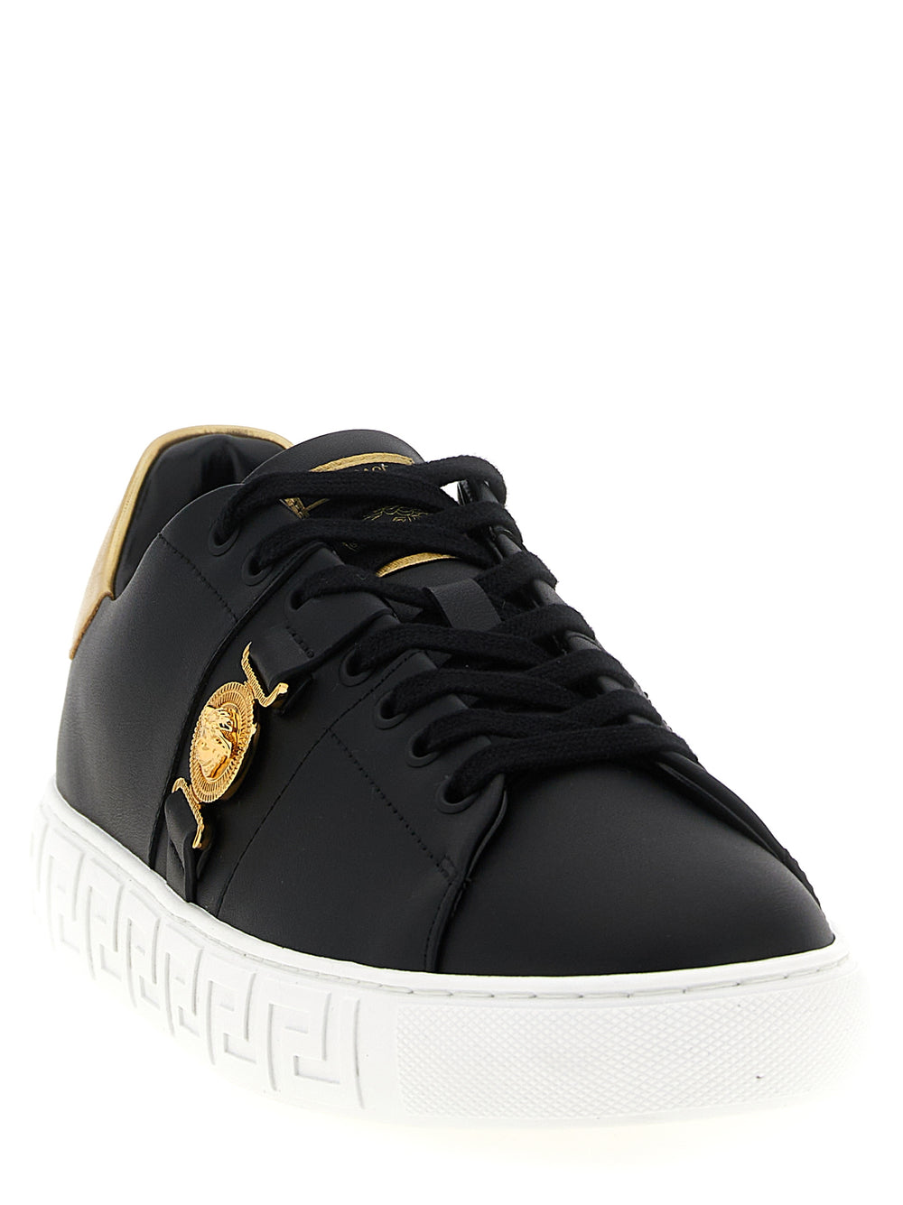 Versace Nylon Sneakers Χαμηλού Προφίλ σε Μαύρο
